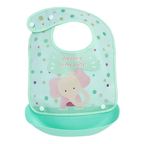 Hopscotch Boys and Girls Fabric All-Over Print Bib