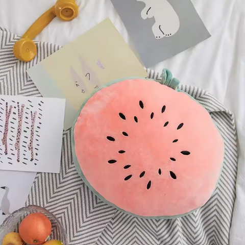 Cartoon Round Fruit Cushions Pillow