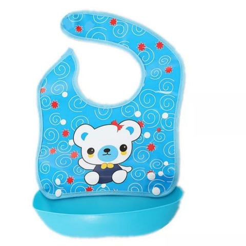 Food Catcher Bib – Blue Bear