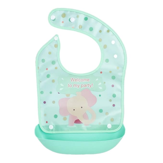 Hopscotch Boys and Girls Fabric All-Over Print Bib