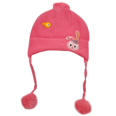 Rabbit Pom-Pom Winter Hat