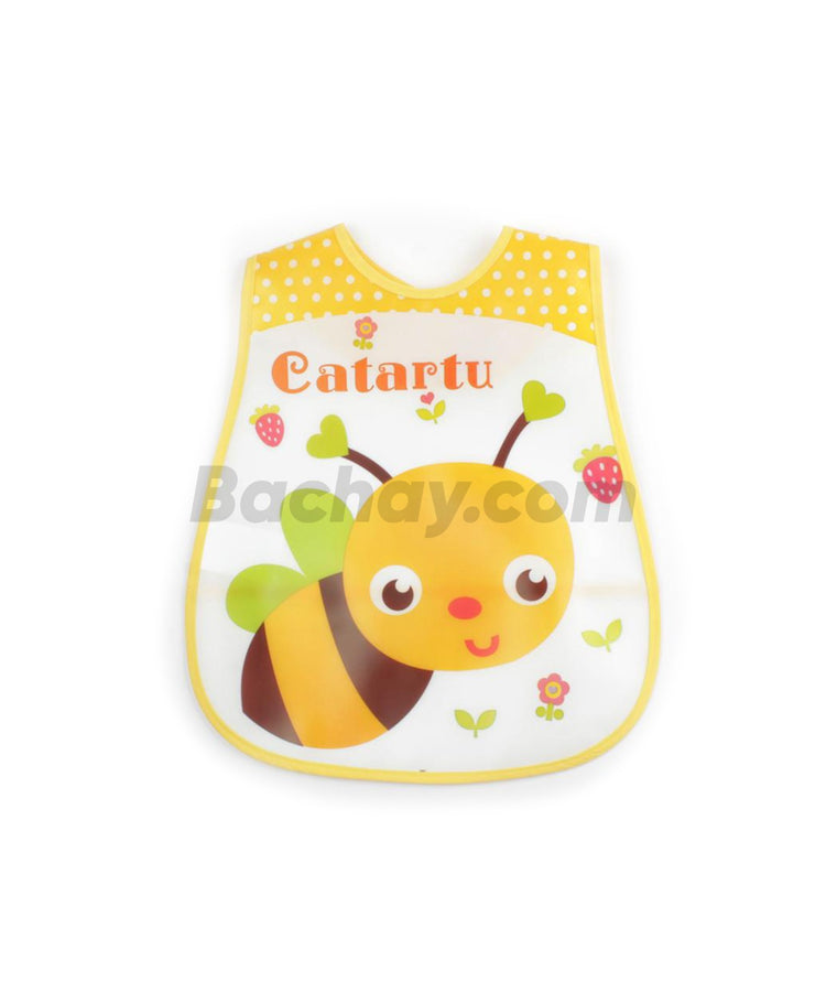 Baby Waterproof Sleeveless Feeding Bib Apron