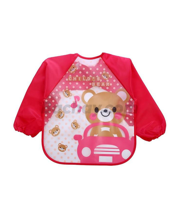 Little Moon Cute Animals Full Sleeve Feeding Bib