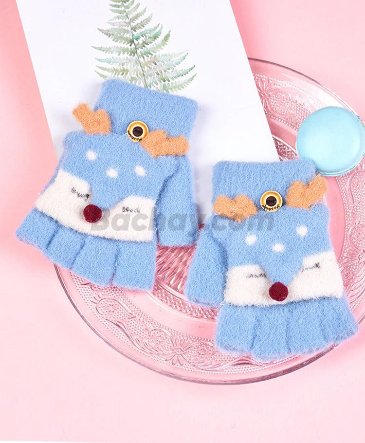 Yoodem Winter Children Knit Gloves