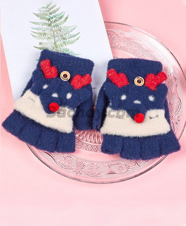 Yoodem Winter Children Knit Gloves