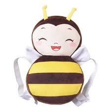 Baby Bee Character Head Support Pillow – Brown