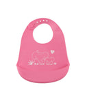 Animal Print Silicone Baby Feeding Bib