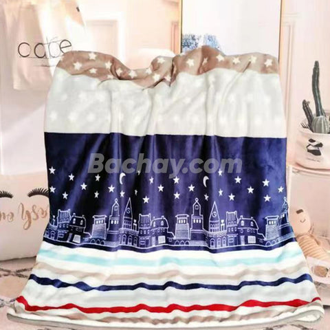 Warm and Fluffy Double Layer Coral Velvet Blanket