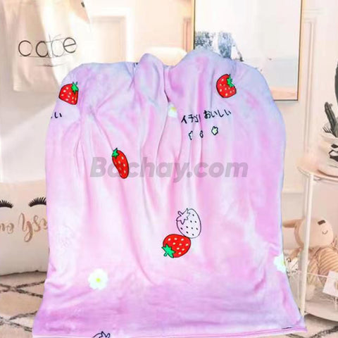 Warm and Fluffy Double Layer Coral Velvet Blanket