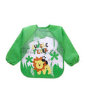 Little Moon Cute Animals Full Sleeve Feeding Bib