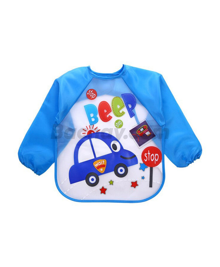 Little Moon Cute Animals Full Sleeve Feeding Bib