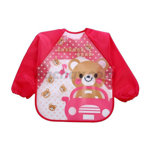 Little Moon Cute Animals Full Sleeve Feeding Bib