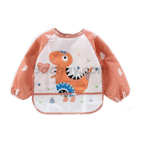 Little Moon Cute Animals Full Sleeve Feeding Bib